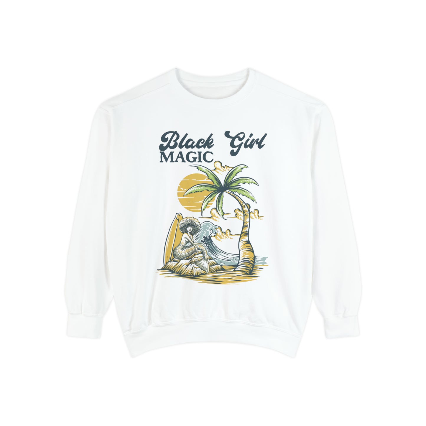 Black Girl MerMagic Crewneck